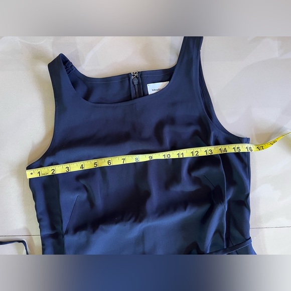 Ministry of Supply Black Swift Sheath Dress Size S Light Airy Remova Waist Tie - Picture 9 of 16